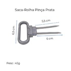 Saca Rolha C/ 2 Lâmina Pinça Aço Vinhos Espumantes Champgne P