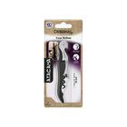 Saca Rolha Em Inox Original Line Atacama 12cm Preto