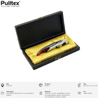 Saca Rolha Pulltex 2 Estágios Abridor Garrafas Vinho + Caixa