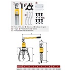 Sacador Hidráulico Para Polias E Rolamentos 10 Toneladas Hhl-