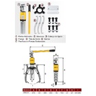 Sacador Hidráulico Para Polias E Rolamentos 5 Toneladas Hhl-5