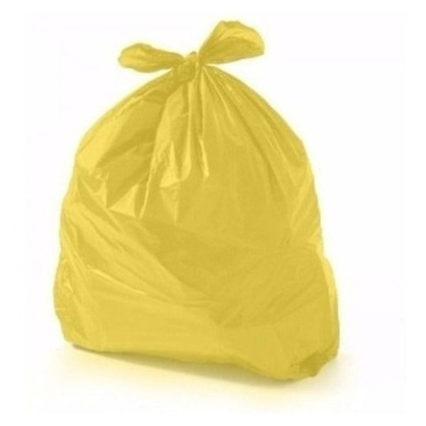 Saco Amarelo Para Lixo 20 Litros (100 Unds) Coleta Seletiva A