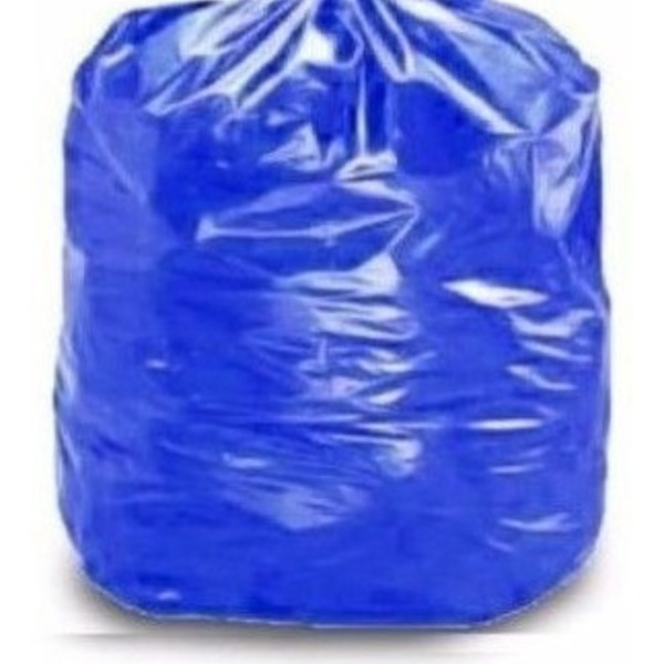 Saco Azul Para Lixo 20 Litros (100 Unds) Coleta Seletiva Azul