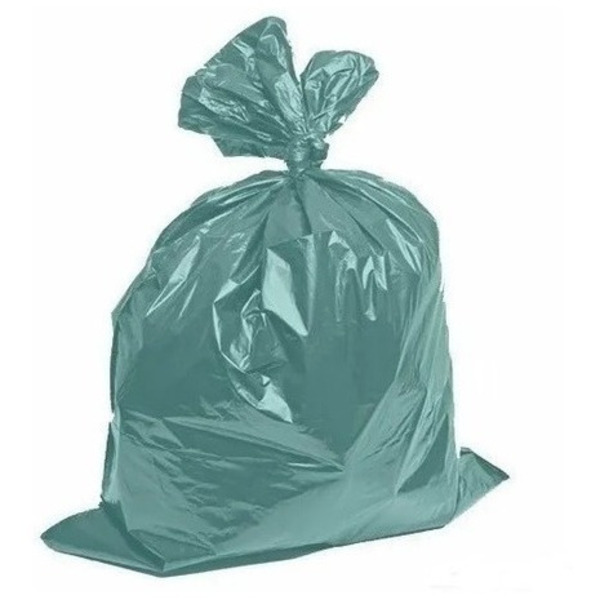 Saco D Lixo 15 Litros Verde 100unds 39 X 58
