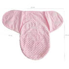 Saco De Dormir Bebê Recém Nascido Baby Super Soft Rosa Buba