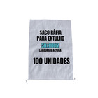 Saco de Entulho em Ráfia 50x80cm 100 Unidades Sacaria ISAC