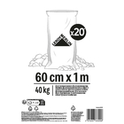 Saco de Entulho Leroy Merlin Maxi 40Kg 60x100cm