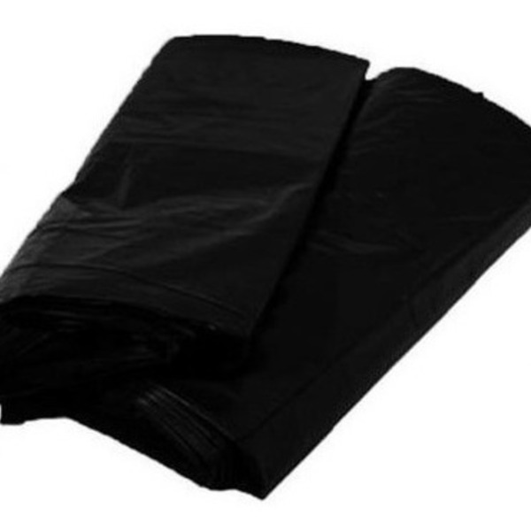 Saco De Lixo 100 Litros 0,08 Mm Preto 100un Preto
