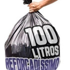 Saco De Lixo 100 Litros 100 Un Preto Reforçadíssimo