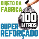 Saco De Lixo 100 Litros 100 Un Preto Super Reforçado