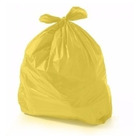 Saco De Lixo 100 Litros Colorido Amarelo Comum Com 100un
