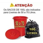Saco De Lixo 100 Litros Super Reforçado 100 Unid Fabricante P