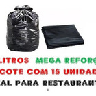 Saco De Lixo 100 Litros Super Reforçado - P/ Lixo Pesado Preto