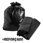 Saco De Lixo 100l C/100un P3 Reforçado Preto Envio Imediato P