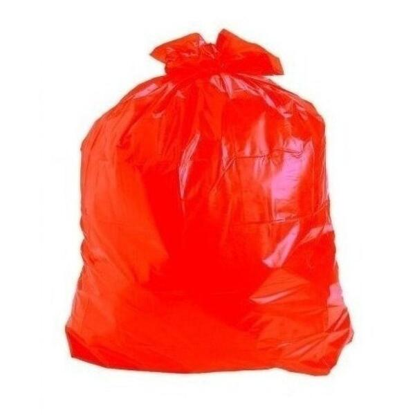 Saco De Lixo 100l Vermelho Com 100un