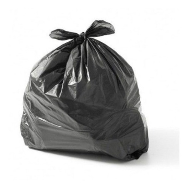 Saco De Lixo 100lt Fabricado Com Qualidade 100 Unidades Preto