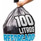 Saco De Lixo 100lts Boca Larga Super Reforçado C/5 Kg Preto