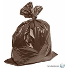 Saco De Lixo 150 Litros 100 Un Colorido Reforçado Marrom