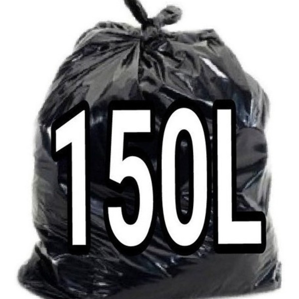 Saco De Lixo 150 Litros Super Reforçado 100 Unid Fabricante P