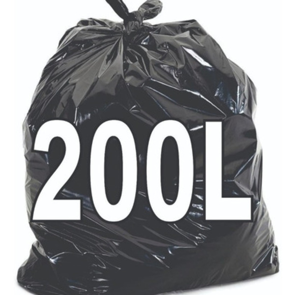 Saco De Lixo 200 Litros Resistente 100un