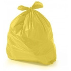 Saco De Lixo 20 Litros Amarelo Com 100 Unidades Recicláveis A