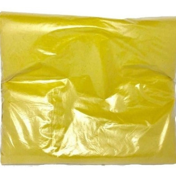 Saco De Lixo 20 Litros Amarelo Com 100 Unidades Recicláveis A