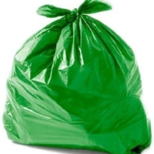 Saco De Lixo 20 Litros Pacote C/100 Verde Verde
