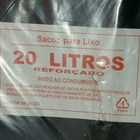 Saco De Lixo 20 Litros Reforçado Com 100 Unidades Sem Odor Pr