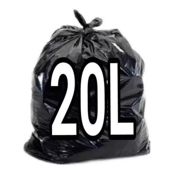 Saco De Lixo 20l 1º Linha 100un