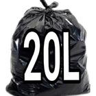 Saco De Lixo 20l Litros Preto 100un Resistentes