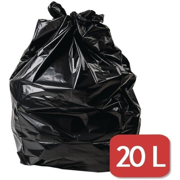 Saco De Lixo 20l Litros Preto Resistente 100un