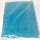 Saco De Lixo 40 Litros Colorido Azul Comum Com 100 Unid.