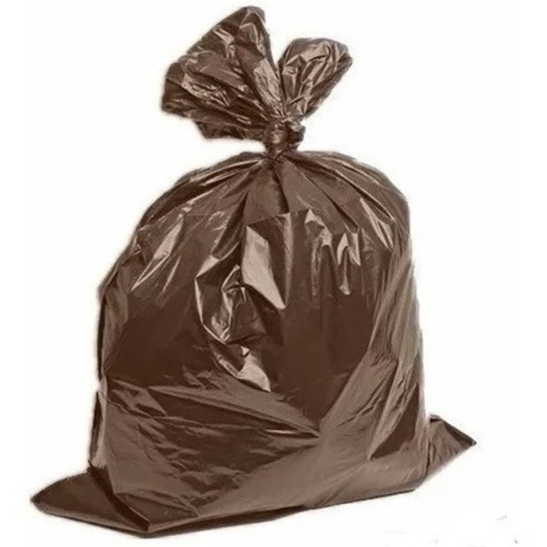 Saco De Lixo 40l Colorido 0,04 Micras 500un Azul Marrom