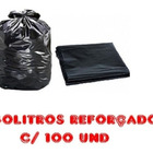 Saco De Lixo 40l Preto C/ 100 Unidades Fabricante Preto