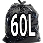 Saco De Lixo 50 Litros Preto 100 Unid. Resistentes Preto