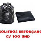 Saco De Lixo 50l Preto Reforçado 100 Unidades Fabricante