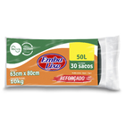 Saco de Lixo 50L Wecycle reforçado Preto com 20 Unidades Embalixo