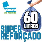 Saco De Lixo 60 Litros 100 Un Azul Super Reforçado Azul