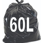 Saco De Lixo 60 Litros 100 Unidades Preto