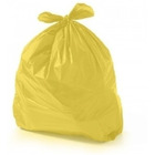 Saco De Lixo 60 Litros Amarelo Com 100un Resistente