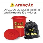 Saco De Lixo 60 Litros Preto Super Reforçado 100 Un Fábrica