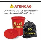 Saco De Lixo 60 Litros Reforçado 100 Unidades