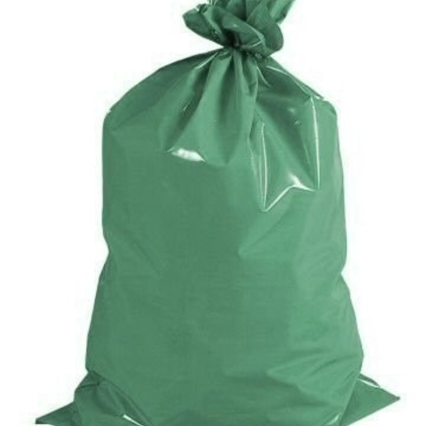 Saco De Lixo 60 Litros Verde Com 100 Unidades Qualidade Verde
