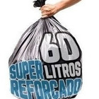 Saco De Lixo 60lts Boca Larga Super Reforçado C/5 Kg Preto