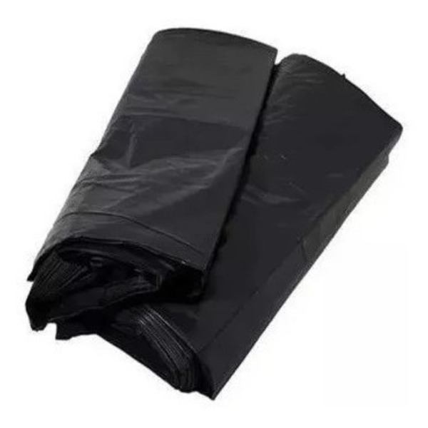 Saco De Lixo  Grosso Reforçado Pct C/5kg Preto Preto