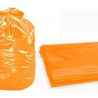 Saco De Lixo Colorido 60 Litros 100 Un Laranja 0,6 Micras Lar