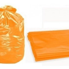 Saco De Lixo Colorido 60 Litros 100 Un Laranja 0,6 Micras Lar