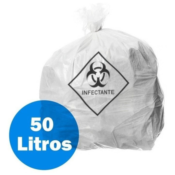 Saco De Lixo Infectante 50 Litros - 100 Unidades