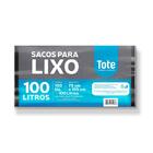 Saco De Lixo Plástico Preto 100 Litros 6 Micras Reforçado 100