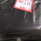 Saco De Lixo Plástico Preto 40 Litros Com 100 Unidades